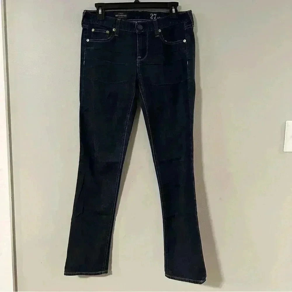 J. Crew Matchstick Mid/Low Rise 27 Short Jeans
